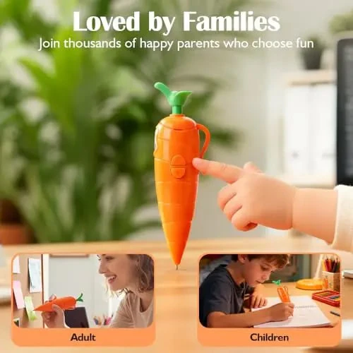 🔥Easter Sale 50% OFF!!🔥 Cute Carrot Voice Recorder Pen: 60-Second Audio Playback Easter Basket Stuffer 🥕 - Image 2