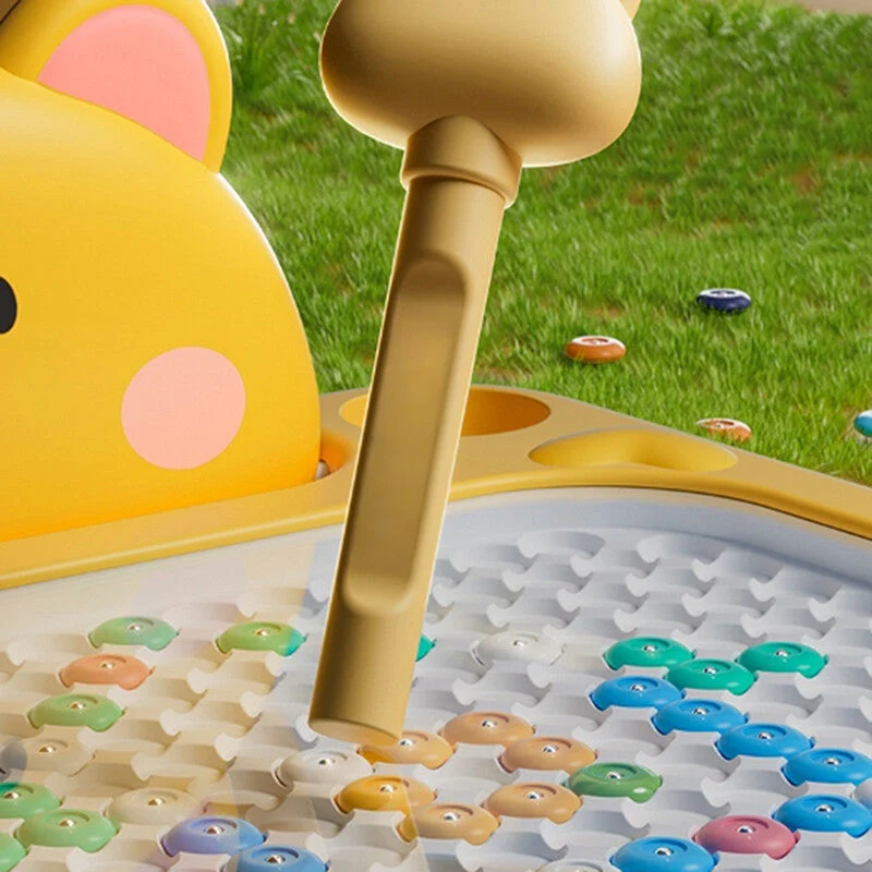 🔥LAST DAY SALE 49% OFF🎨✏️Cartoon Magnetic Drawing Board – Shiba & Bear Dot Art Toy for Kids🎁 - Image 5