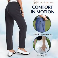 ⏳LAST DAY SALE 70% OFF!!🔥Women's Ultra Soft Stretch Perfect Drape Casual Pants👖🎁 - Image 4