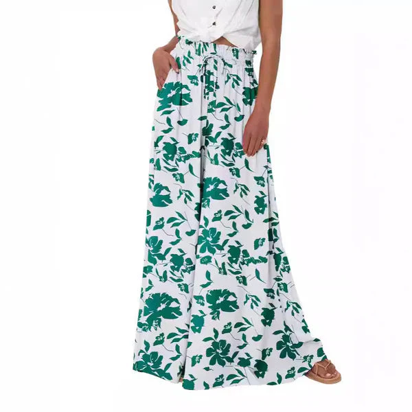 💖LAST DAY SALE: ONLY ￡13.99!!💖Floral Print High-Waisted Wide Leg Pants - Image 13