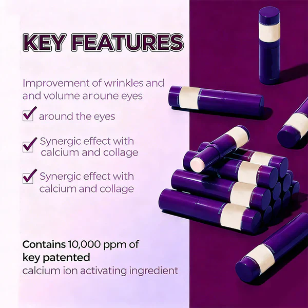 🔥LAST DAY SPECIAL PRICE: ￡5.99!!💝 #1 Bestselling🏆--Cemenrete Calcium Multi Balm 💫 Anti-Aging & Firming Korean Skincare Stick - Image 9