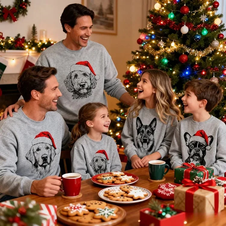 🎄🎅CHRISTMAS SPECIAL PRICE: ￡10.99!!🎁Santa Paws Christmas Dog Sweatshirt🐶 - Image 3