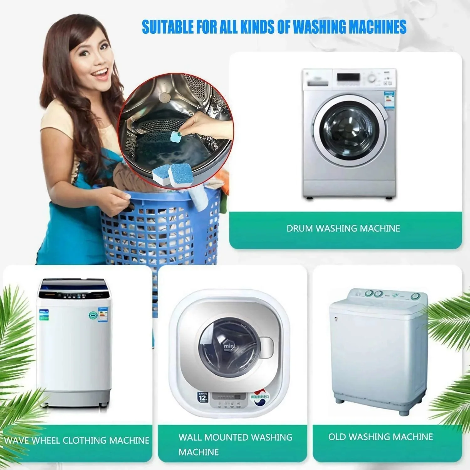 🔥 Buy 12 Get 12 FREE 🔥Washing Machine Deep Cleaner Tablets - Image 6