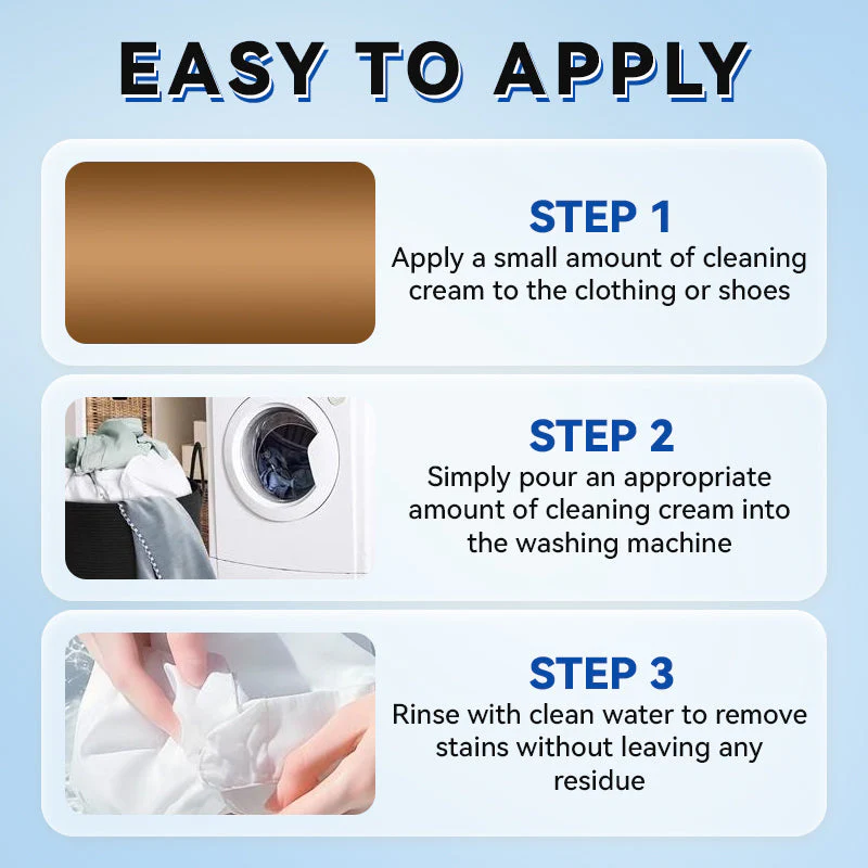 🏆LAST DAY SALE 50% OFF!!🎁Buy More Save More✨All-Purpose Cleaning Paste for Clothes & Shoes - Image 3