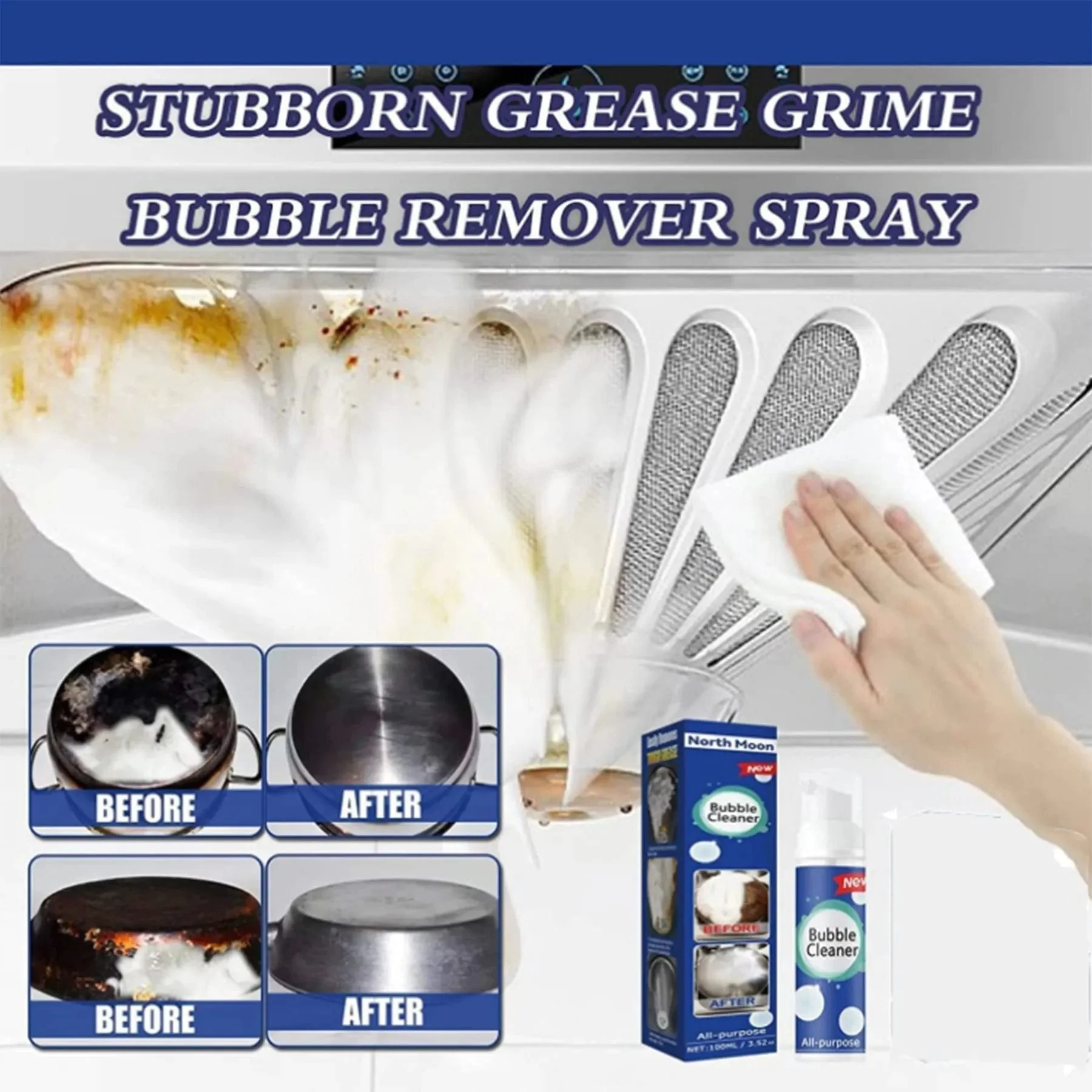 ⏰Last Day BUY 2 GET 1 FREE!🔥EXTREMELY POWERFUL OIL-BUSTING FOAM SPRAY - Image 2