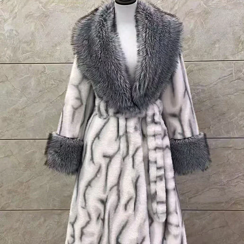 🧥Women's Leopard Print Fluffy Faux Fur Coat with Belt（50% OFF） - Image 18