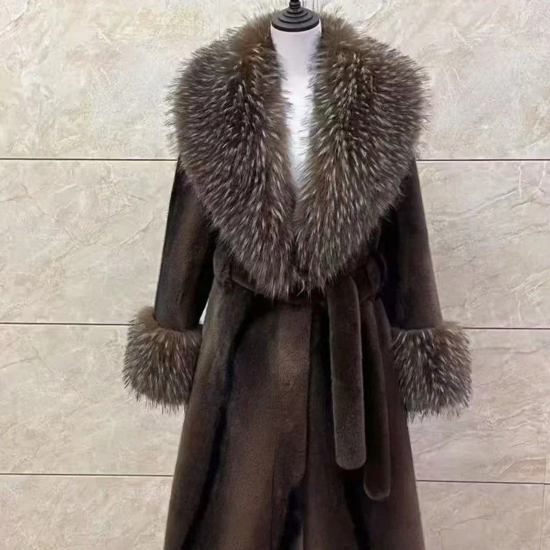 🧥Women's Leopard Print Fluffy Faux Fur Coat with Belt（50% OFF） - Image 19