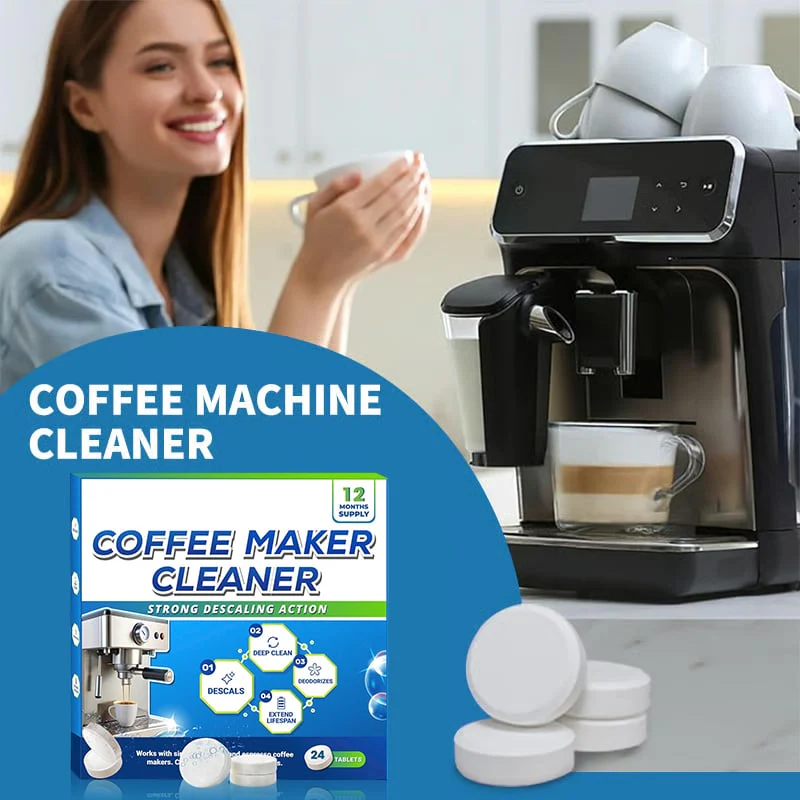 ⏰Last Day Surprise Price: ￡6.99!!🔥Multifunctional Coffee Machine Cleaner Descaler Tablets - Image 2
