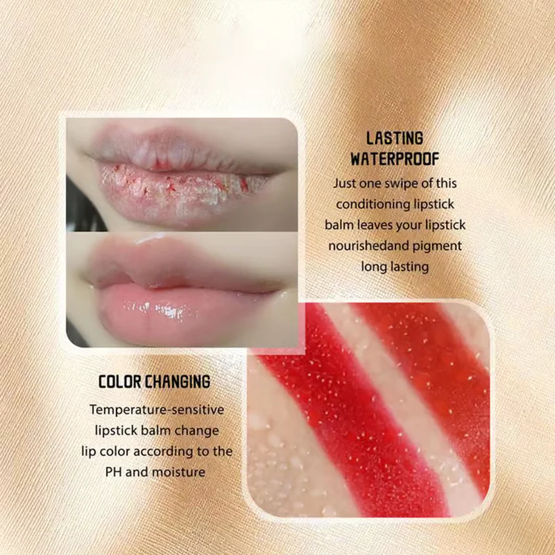 🏆Only ￡7.99 Last Day Promotion!🎁- ✨Transferproof Color-Changing Lipstick💄CrystalClear Color Alchemy 💋 Auto-Tints on Contact! - Image 8