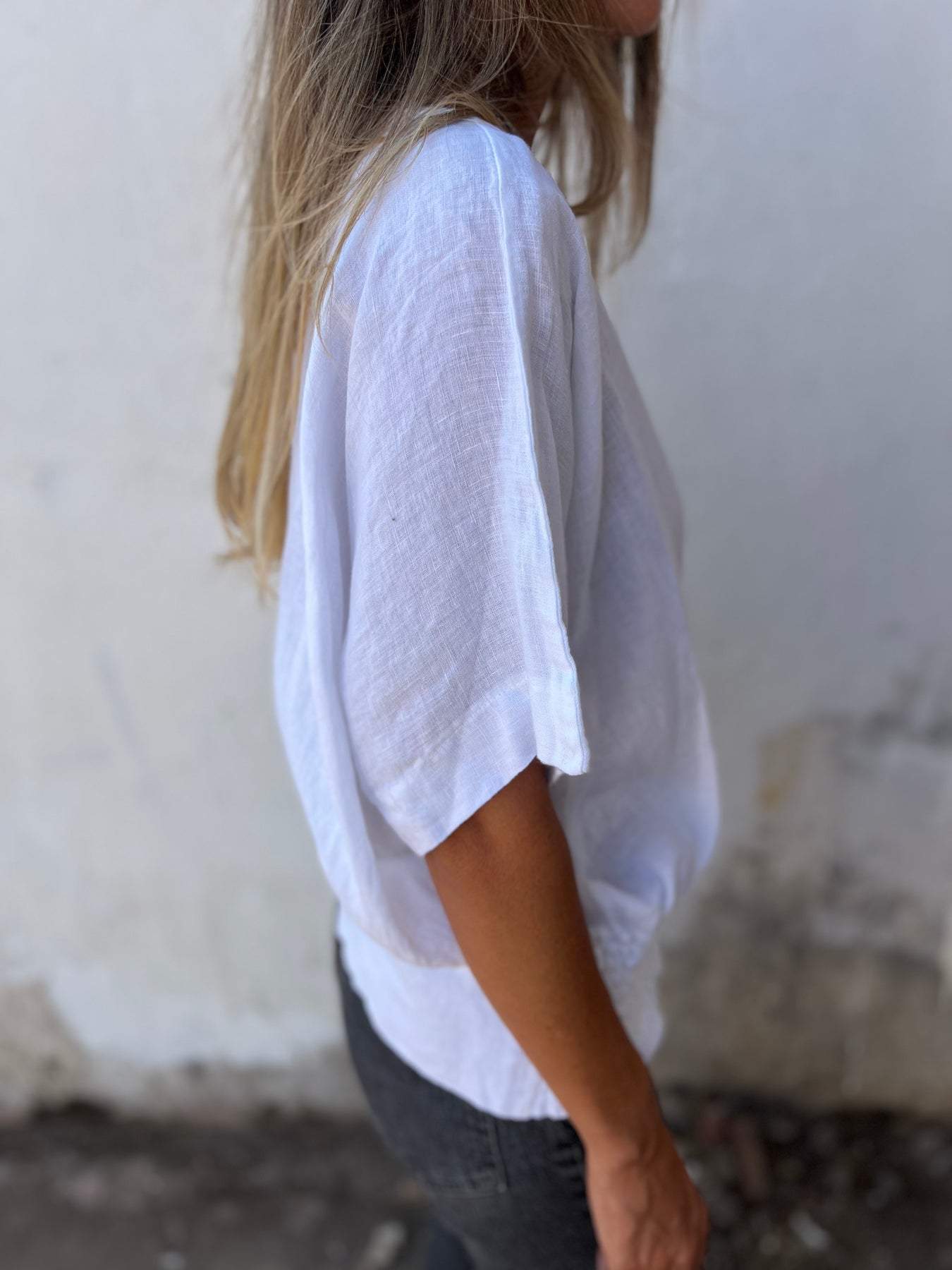 🔥BUY 3 PAY FOR 2 (Each only￡7.99!!)🔥Simple Solid Color V-Neck Half-Sleeve T-Shirt💛 - Image 13