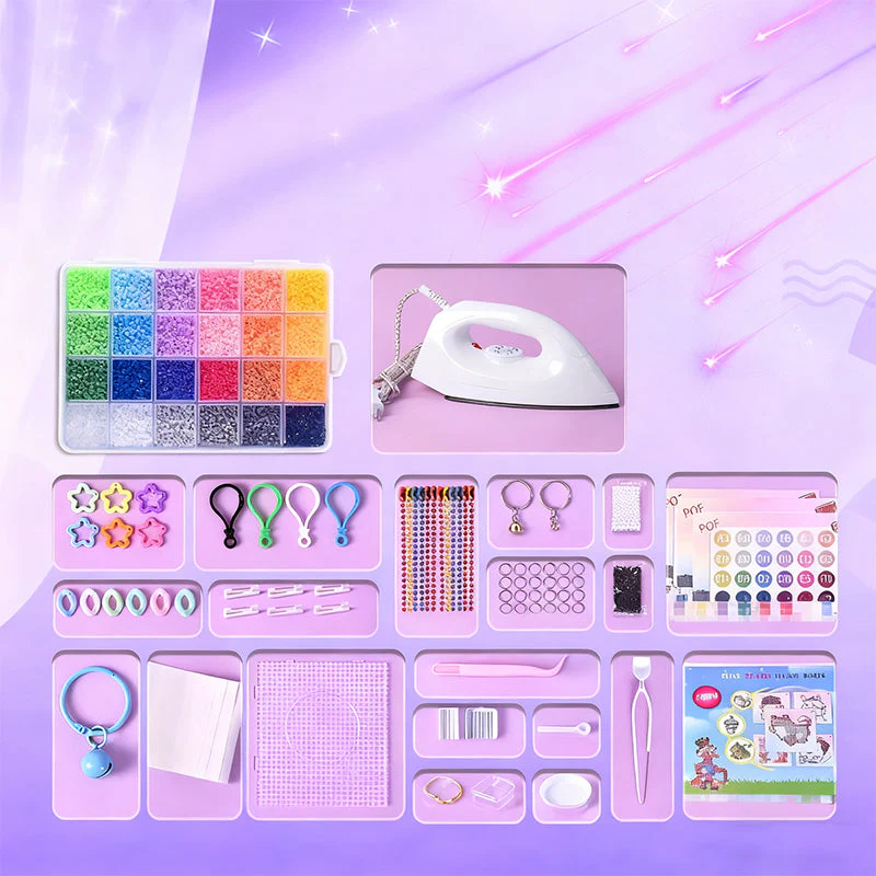 🎨49% OFF!🎁COMPLETE CRAFT KIT - 96 Colors with Storage Case, Perfect for Kids' Art Projects and Creative Development, Ideal Christmas Gift 👧✂️ - Image 10