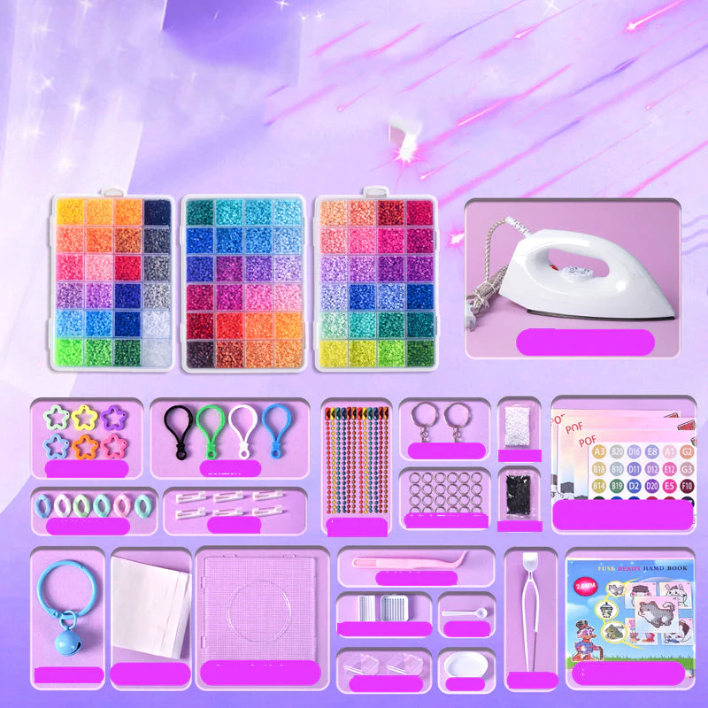🎨49% OFF!🎁COMPLETE CRAFT KIT - 96 Colors with Storage Case, Perfect for Kids' Art Projects and Creative Development, Ideal Christmas Gift 👧✂️ - Image 12