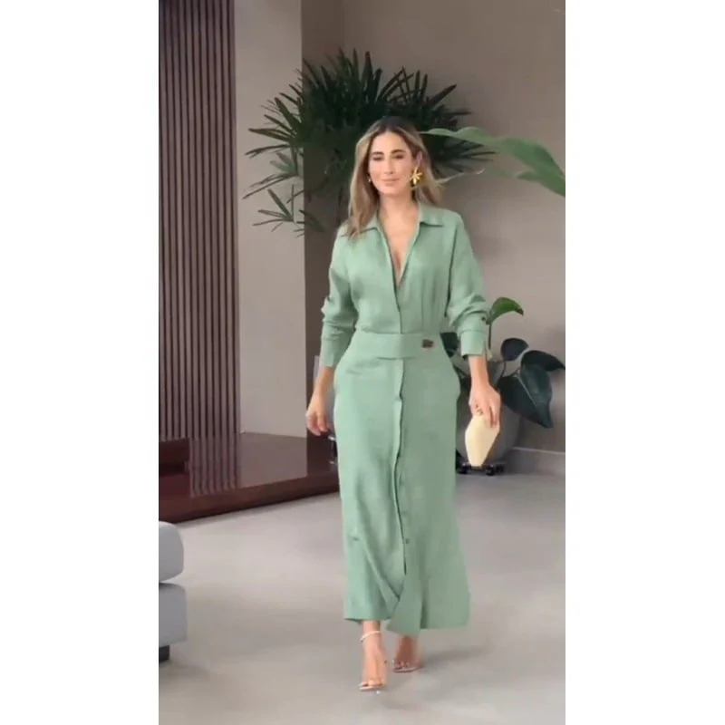 2025 Solid color maxi dress (Upgraded Version) - Image 10