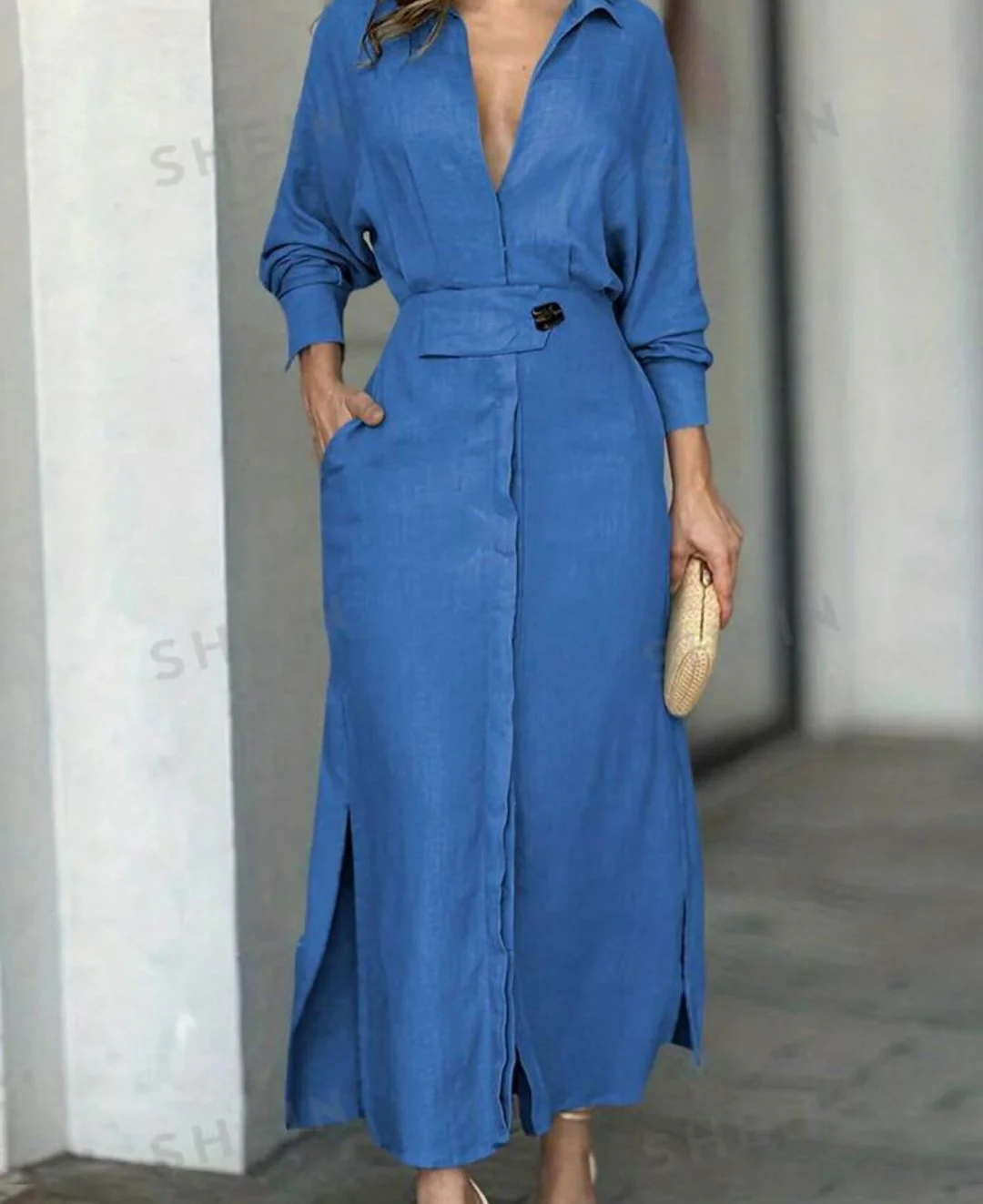 2025 Solid color maxi dress (Upgraded Version) - Image 11