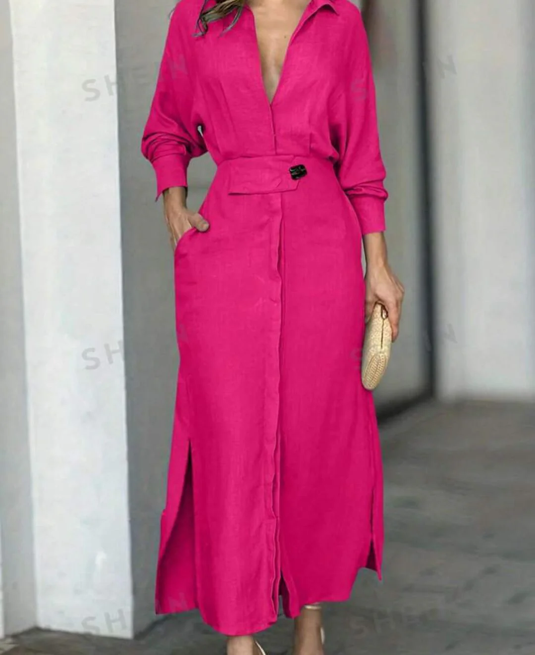 2025 Solid color maxi dress (Upgraded Version) - Image 12
