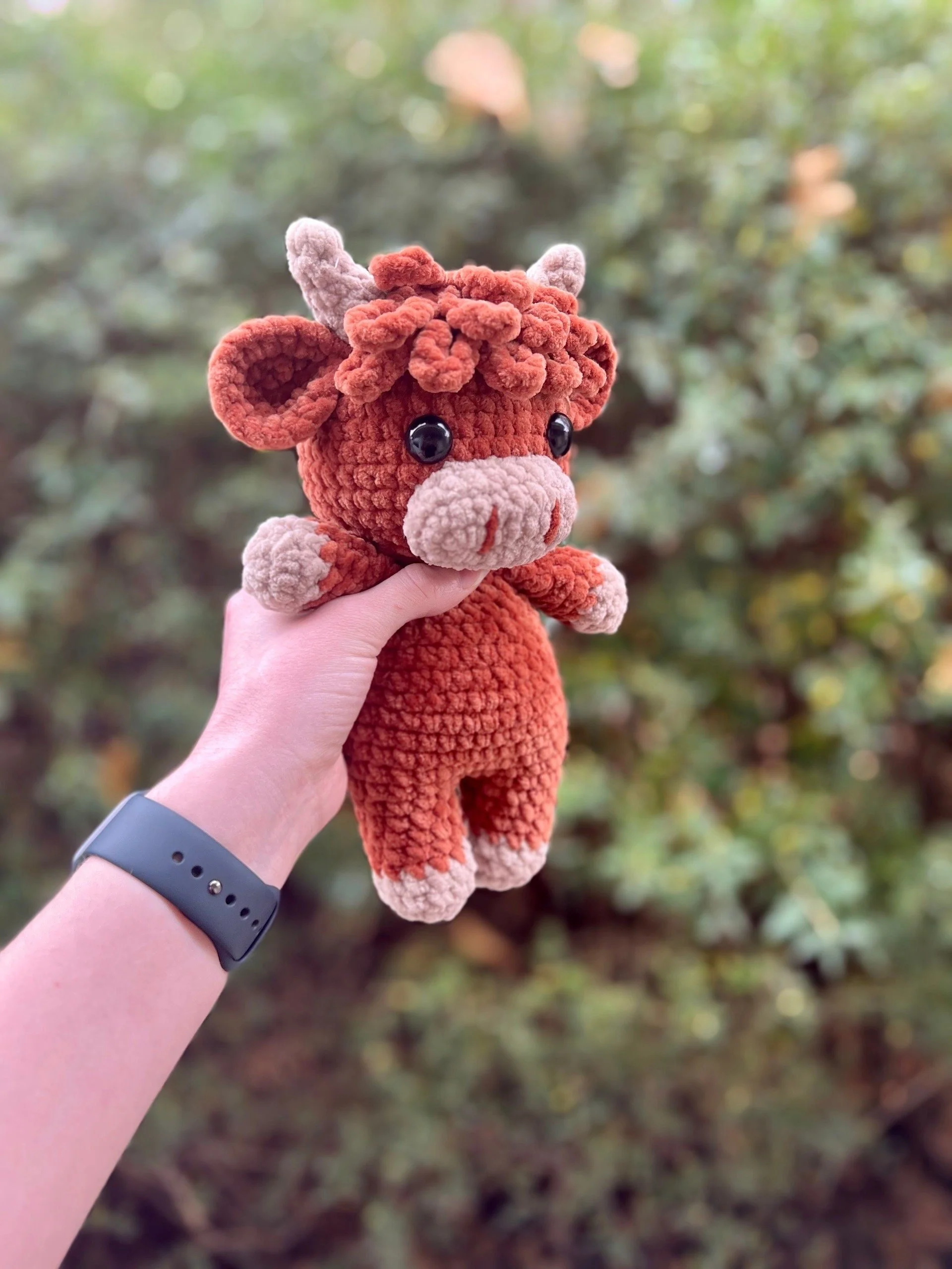 🎅Christmas Sale 50% OFF!!🎄🔥Crochet Highland Cow Amigurumi Pattern🐮- DIY Kit & Finished Plush - Image 8