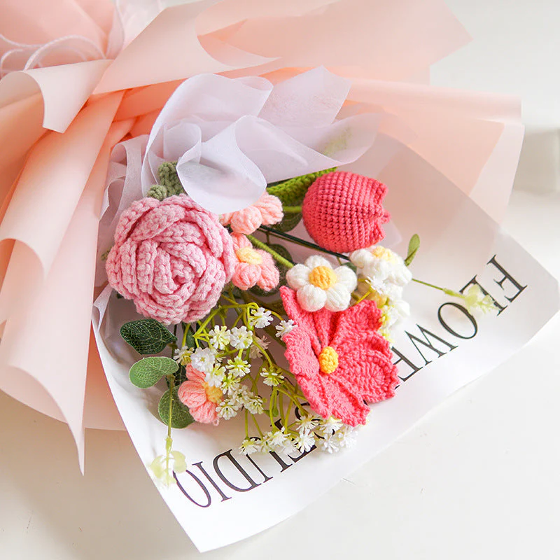 💕Mother's Day Special Sale 50% OFF!💕Handmade Delicate Crochet Flower Bouquet - Image 10