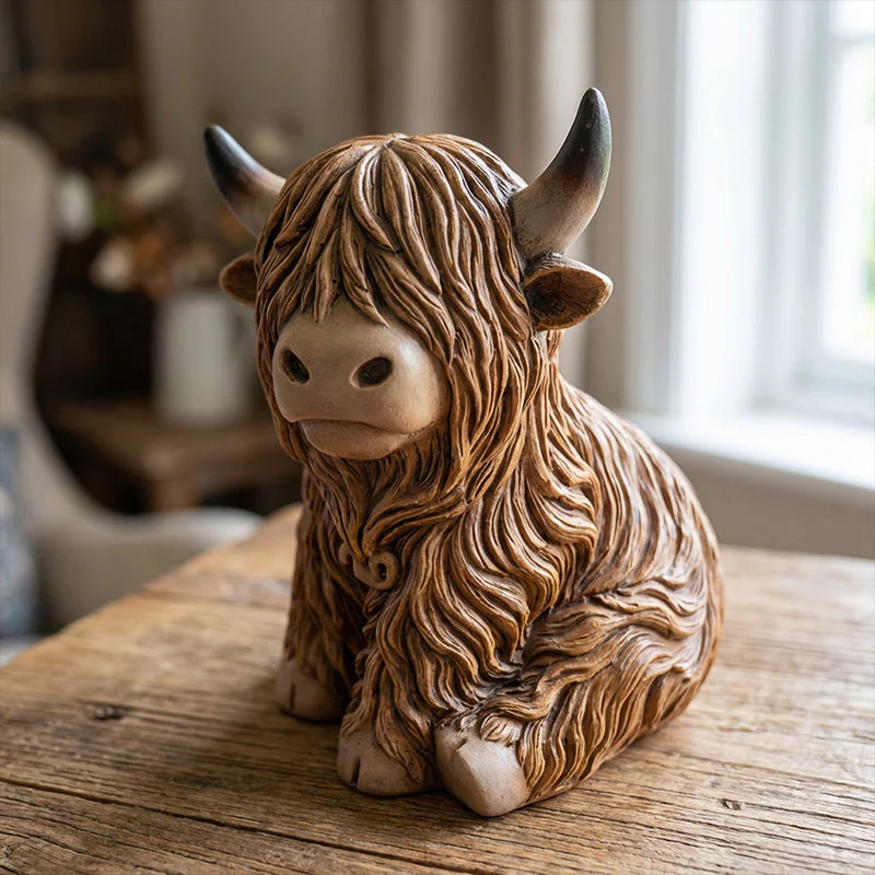 ⏳Limited offer: 60% OFF! 💥🐮 The Cozy Highland Glow: Highland Cattle Lamp - Image 11