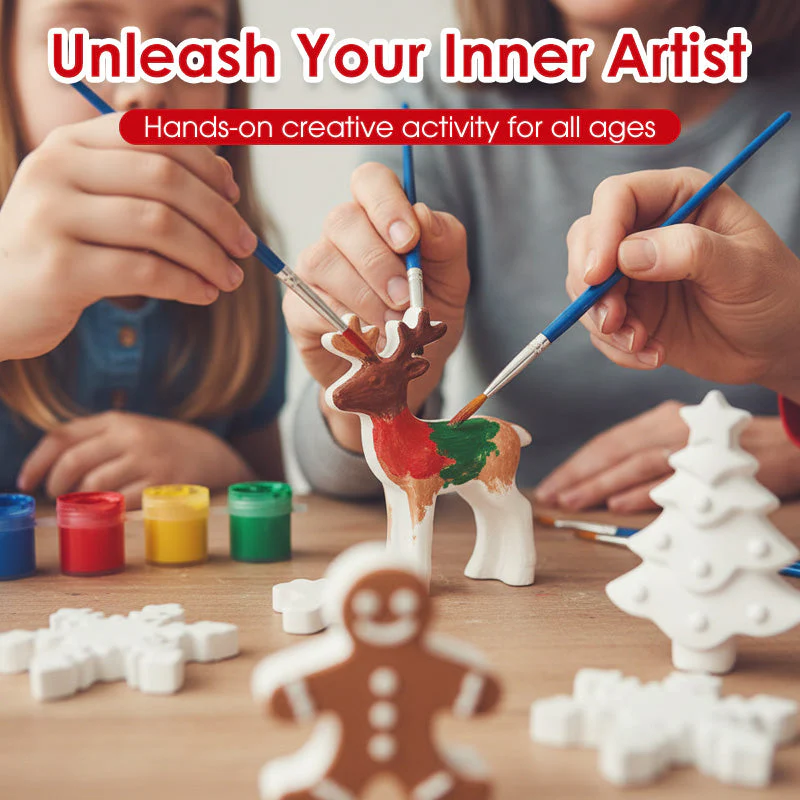 DIY Christmas Ceramic Painting for Kids - Image 3