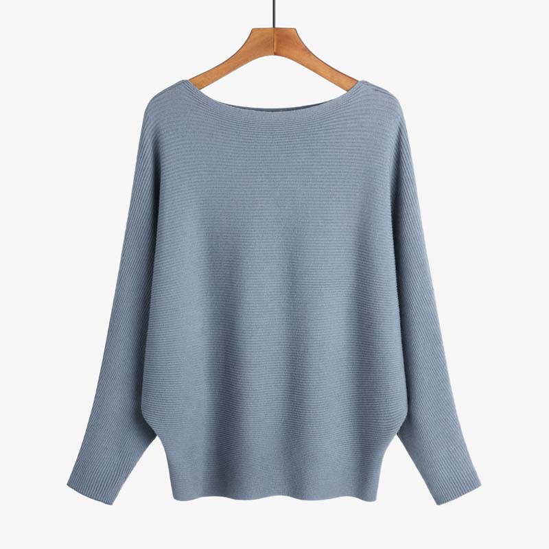 💖CHRISTMAS SALE 50% OFF🎉Women's Boat Neck Dolman Sleeve Ribbed Knitted Sweaters - Image 22