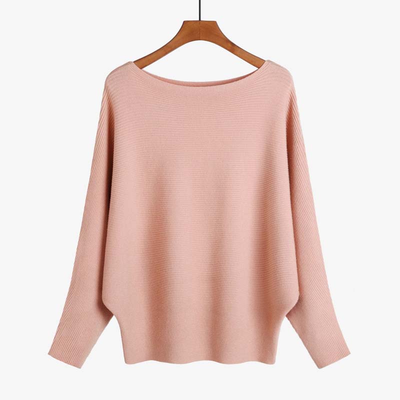 💖CHRISTMAS SALE 50% OFF🎉Women's Boat Neck Dolman Sleeve Ribbed Knitted Sweaters - Image 23
