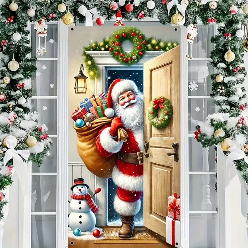 🎉Black Friday Sale 50% OFF🎉Santa Claus Door Frame Banner - Merry Christmas & Happy New Year🎅🎁 - Image 8
