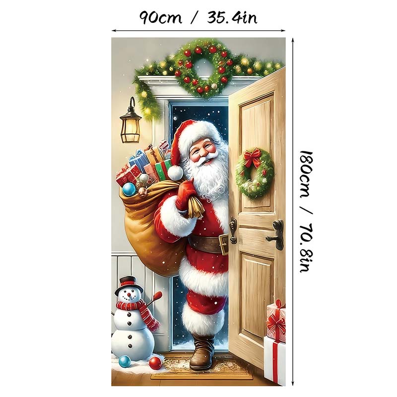 🎉Black Friday Sale 50% OFF🎉Santa Claus Door Frame Banner - Merry Christmas & Happy New Year🎅🎁 - Image 9