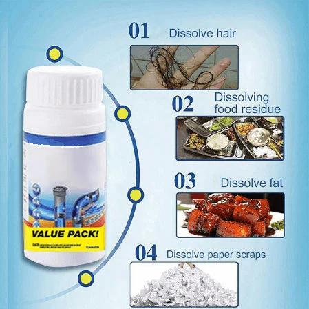 ⏰Last Day Surprise Price: ￡5.99!!🔥Powerful Sink and Drain Cleaner Pipe Dredging Agent - Image 4