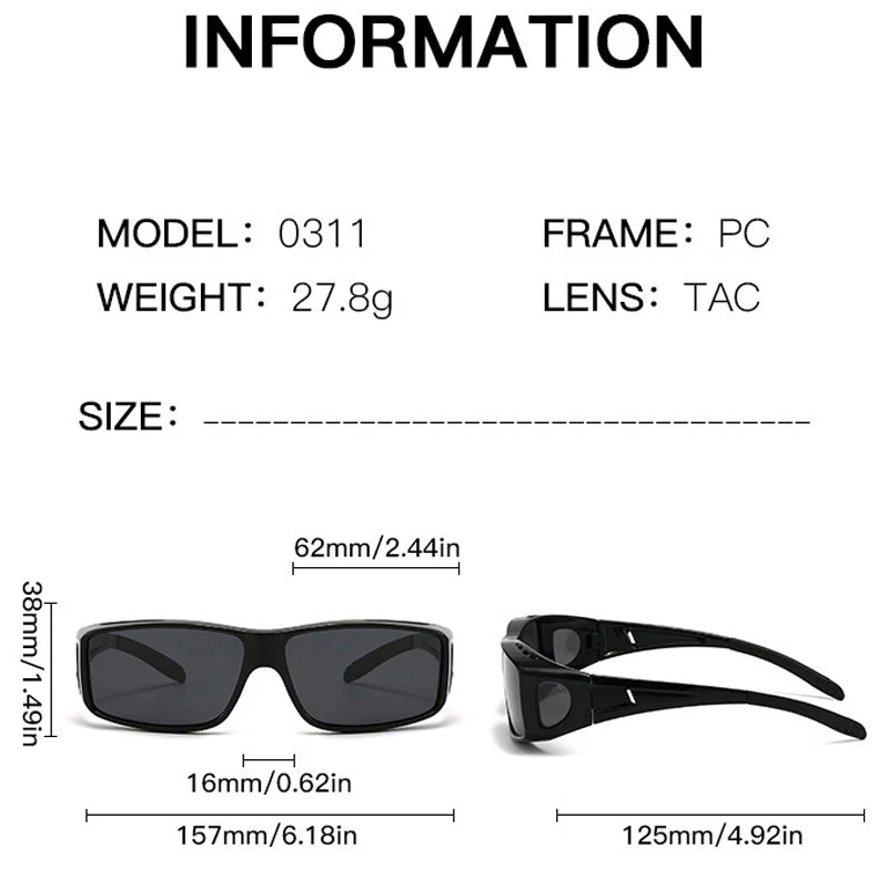 🔥 Year-End Mega Sale: Just £7.99! 🔥Unisexs Night Driving Glasses HD Anti Glare Vision Polarized - Image 10
