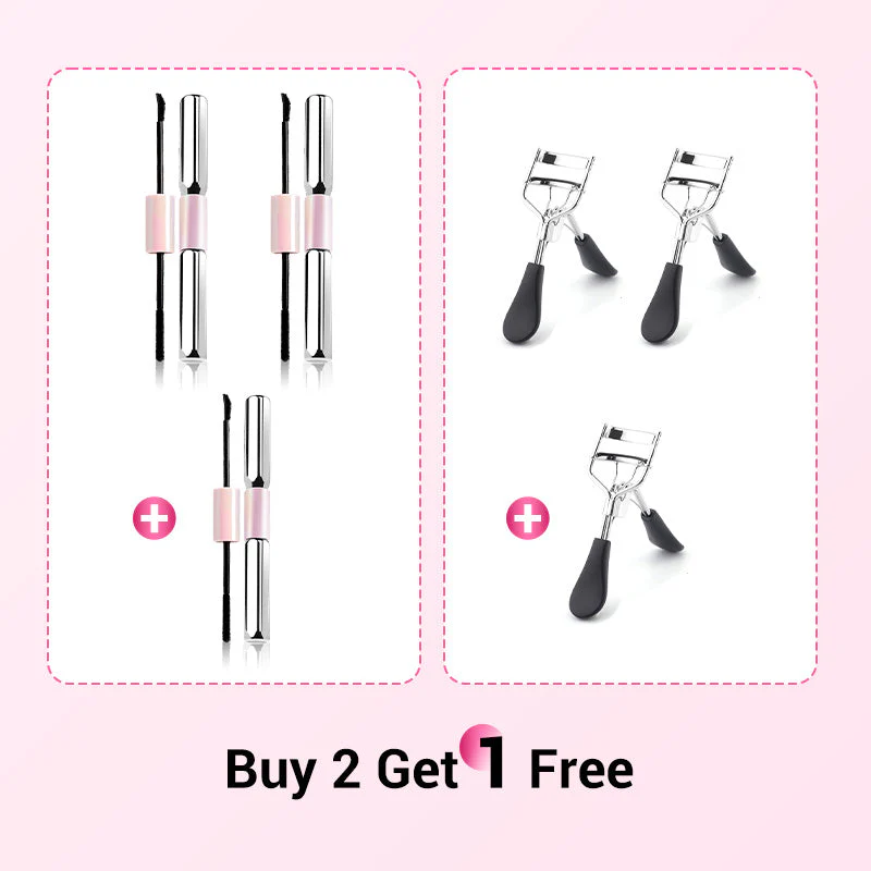 Double-Ended Waterproof Lengthening & Curling Mascara(50% OFF) - Image 14