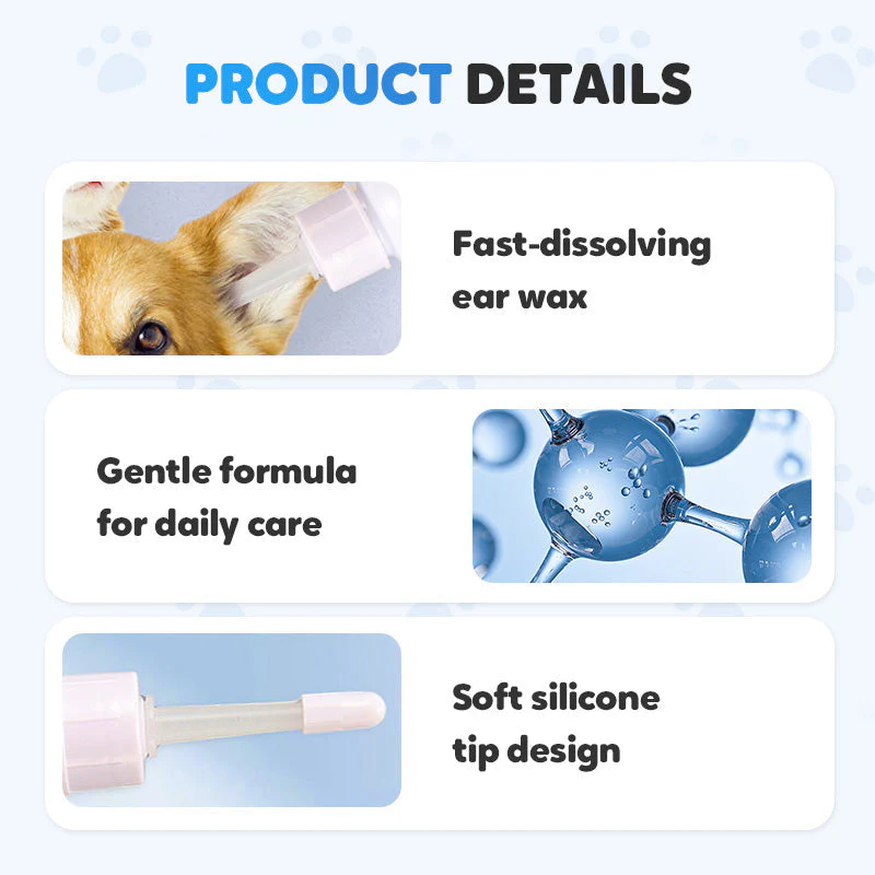 ⏳Limited offer: 60% OFF – just £7.99! 🏆✨ Pet Ear Cleaner - Gentle Formula with Soothing Aloe for Dogs & Cats, Prevents Infections & Odor 🌿👂 - Image 4