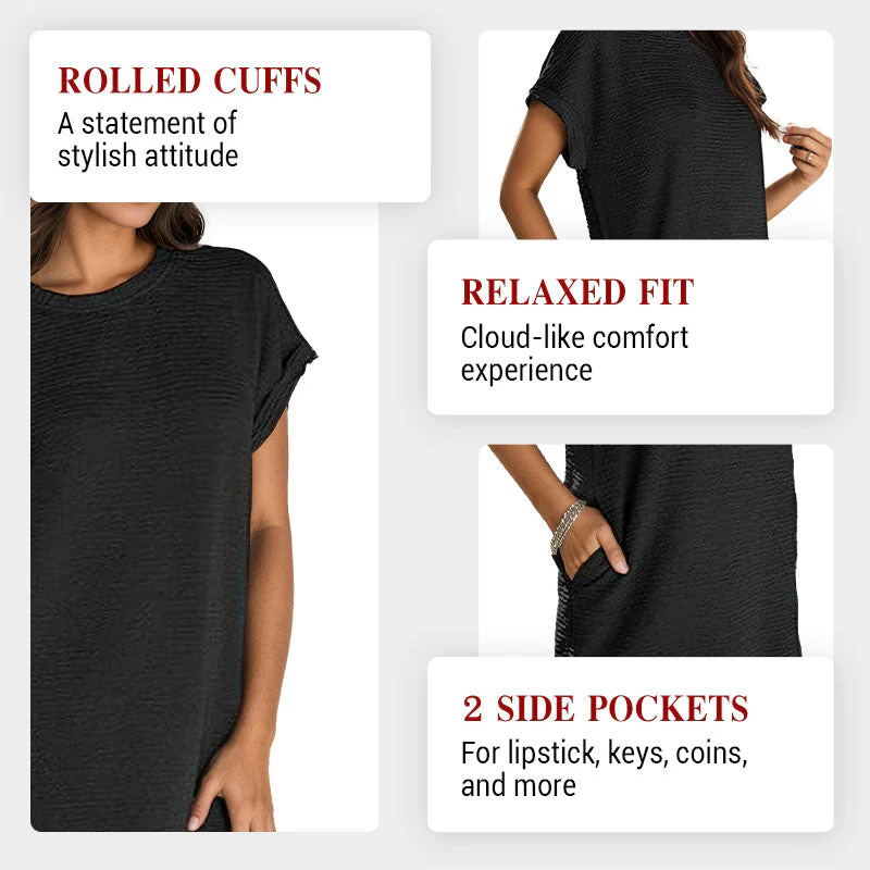 ๐ LAST DAY PROMOTION - 50%OFF ๐ Women's Relaxed Pocket Dress - Image 10