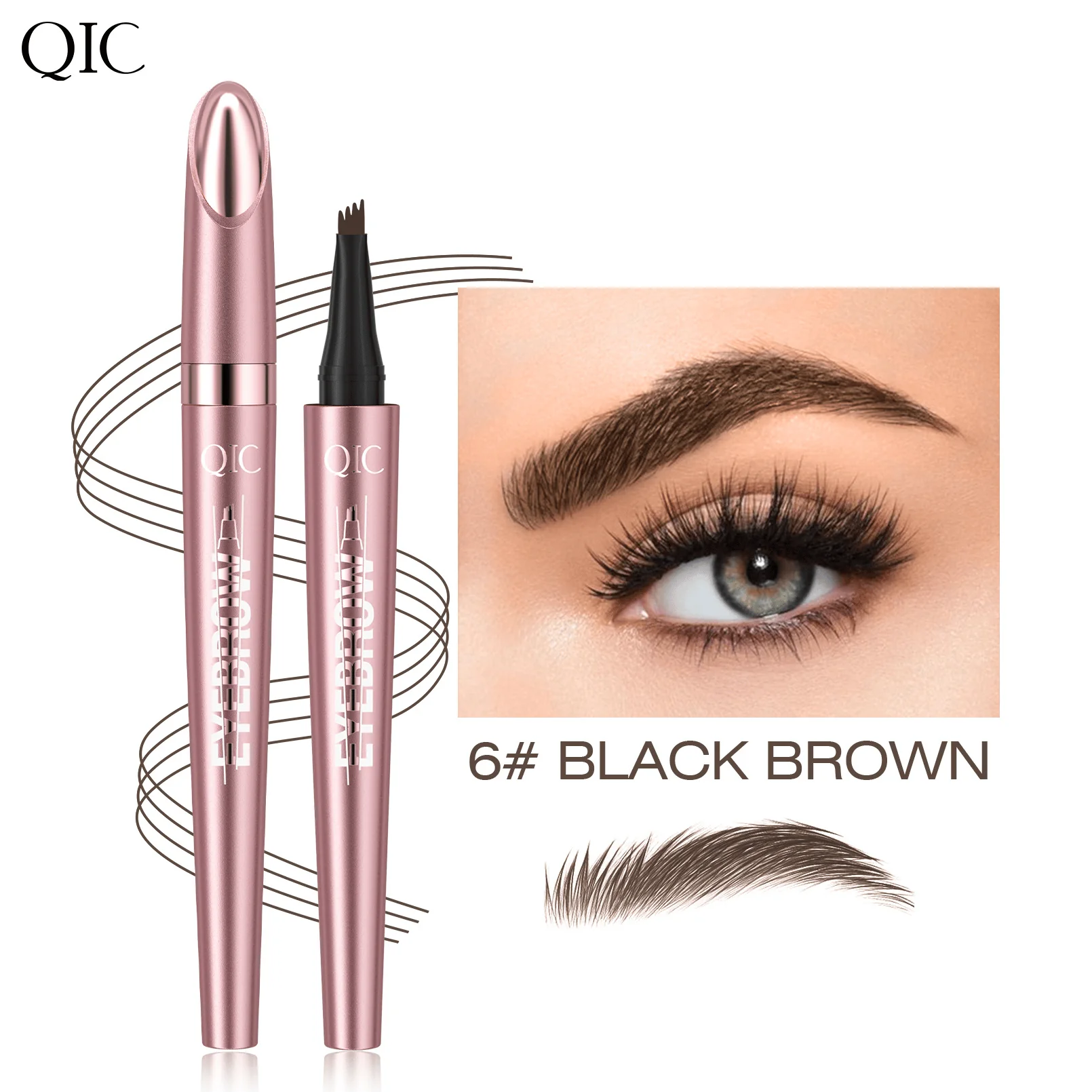 ⏰LAST DAY - BUY 1 GET 1 FREE!!💝Waterproof Micro-Fork Eyebrow Pencil - Image 15