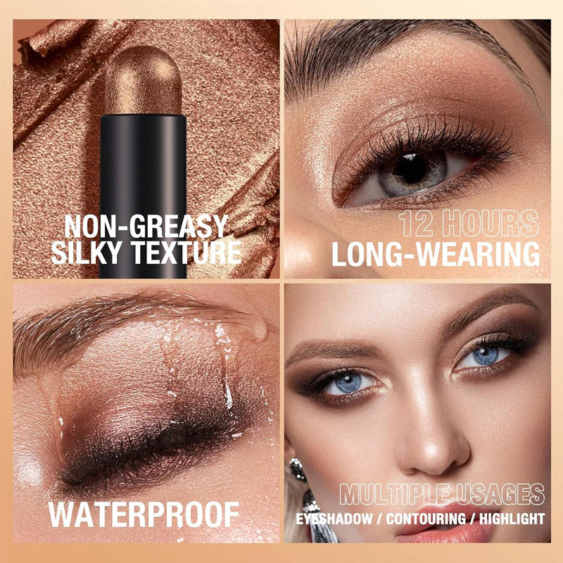 🎅ONLY TODAY -￡9.99 FOR 8 PCS!!🎄50K+ SOLD! 🎁✨8 Colors Glitter Eyeshadow Stick - Image 3