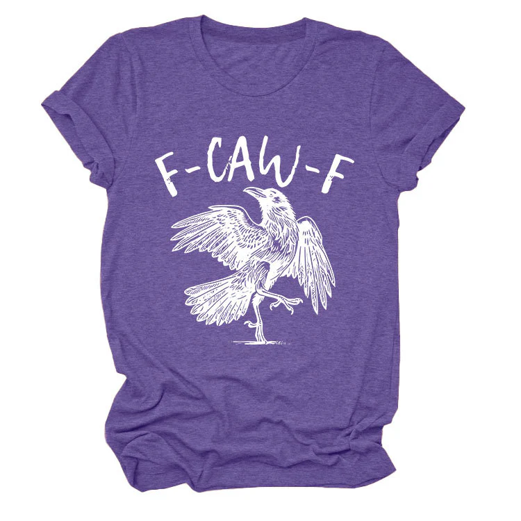 ✨Surprise Price: Only £10.99✨Humorous Crow Graphic T-Shirt – Say It With a Caw! - Image 15