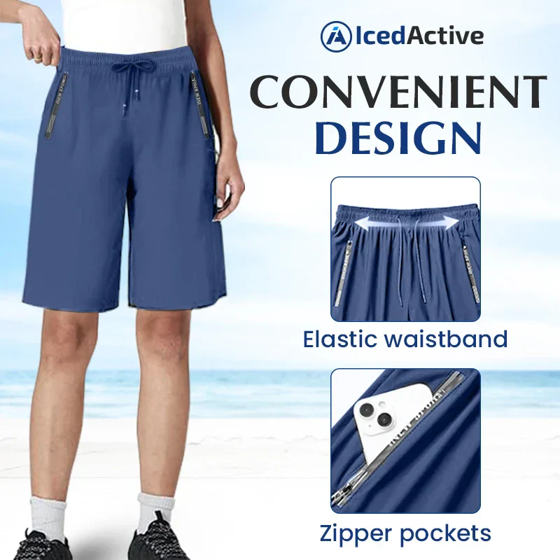❄️Last Day Sale 49% OFF🔥2025 Innovative Unisex Ice Silk Fast Dry Stretch Shorts - Image 5