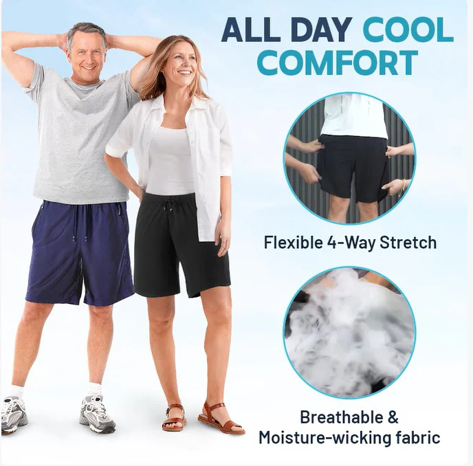 ❄️ Hot Sale 49% OFF🔥2025 Innovative Unisex Ice Silk Fast Dry Stretch Shorts - Image 2