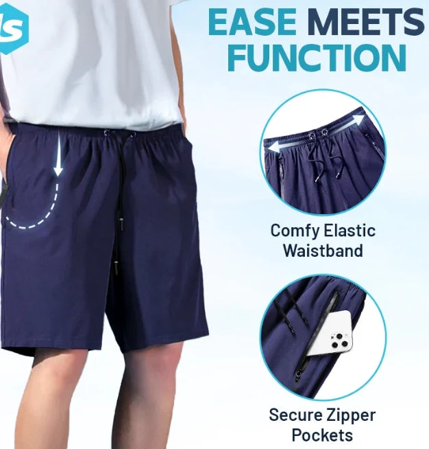 ❄️ Hot Sale 49% OFF🔥2025 Innovative Unisex Ice Silk Fast Dry Stretch Shorts - Image 8