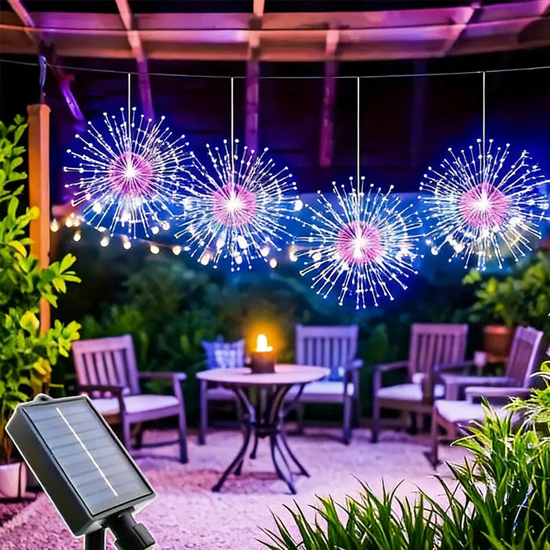 💖LAST DAY SALE 50% OFF!!💖Solar Firework String Lights for Yard & Parties - Image 4
