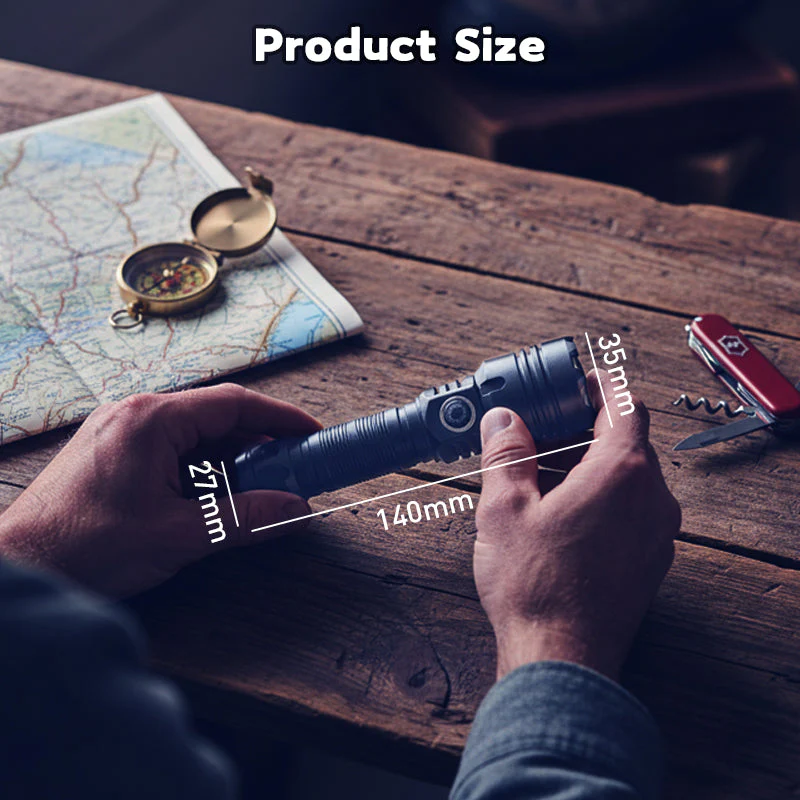 🏆New Year Sale-49% OFF🔥High-Lumen Zoomable Rechargeable LED Flashlight - Image 7