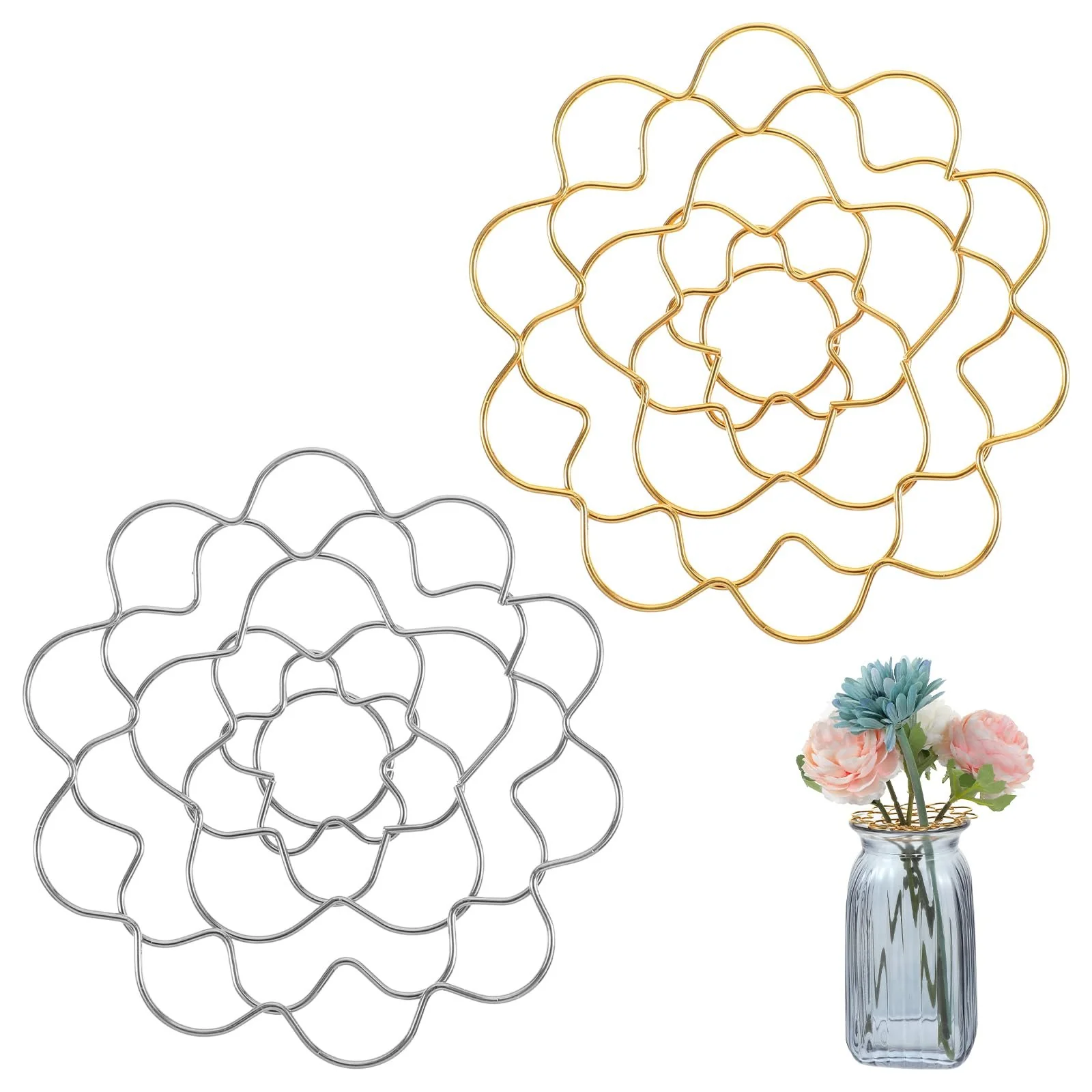 🔥LAST DAY SPECIAL PRICE: £6.99!!🌸Stainless Steel Floral Grid Organizer♻️ - Image 6
