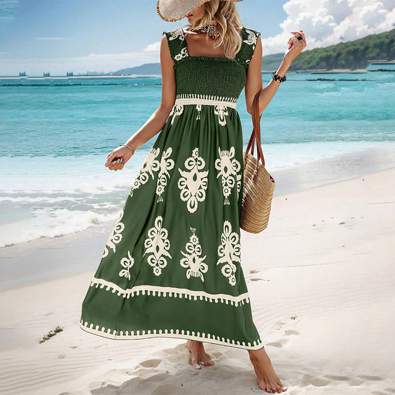🌸Spring Hot Sale 50% OFF!!🌸Women’s Summer Print Sleeveless Flowy Long Dress - Image 15