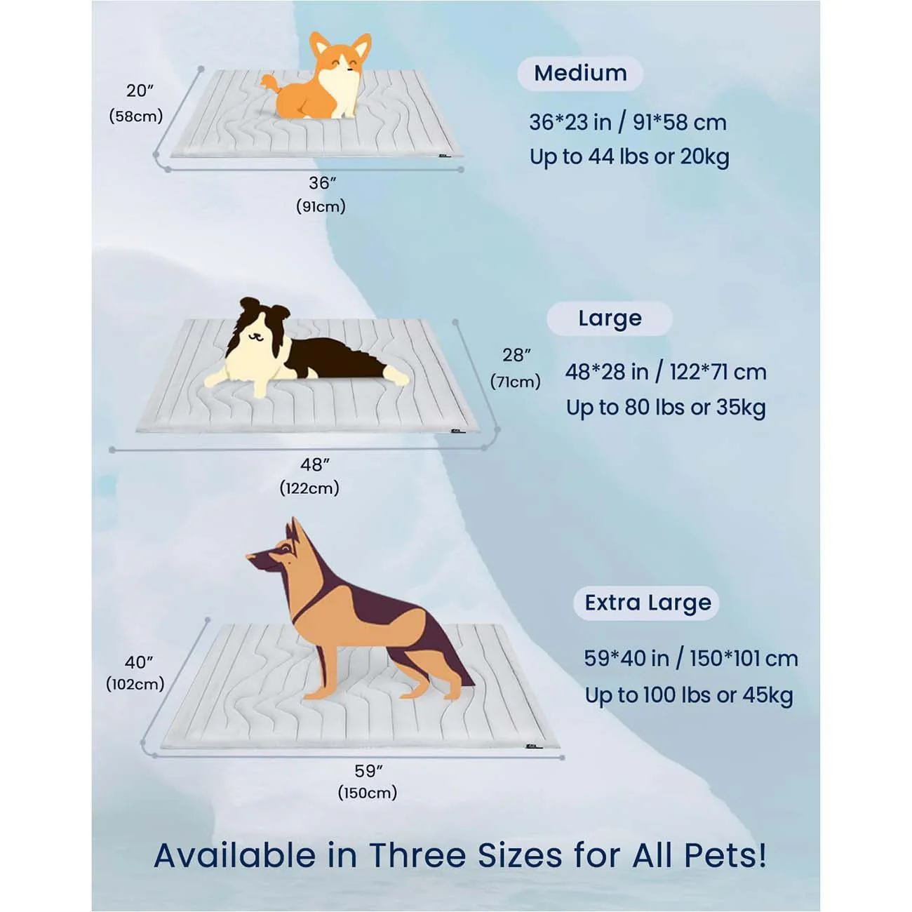 💥LAST DAY SALE 50% OFF💥Eco-friendly Dog Cooling & Warming Mat: All-Season Comfort Pad - Image 3