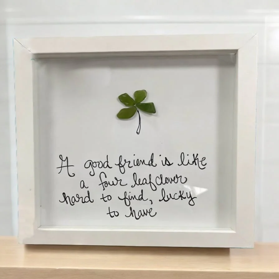 🌊Friendship sea glass artwork - Image 8