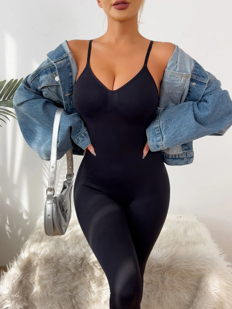 🔥Year-End Mega Sale 50% OFF!🔥Full Body Shapewear Tummy Control High Waisted Leggings Stretchy Bodysuit👙