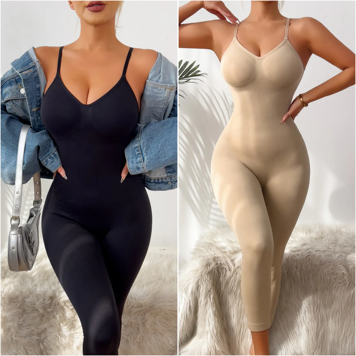 🔥Year-End Mega Sale 50% OFF!🔥Full Body Shapewear Tummy Control High Waisted Leggings Stretchy Bodysuit👙 - Image 3