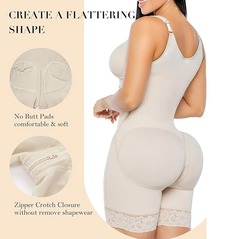Women's Tummy Control Butt Lifting Bodysuit - Image 2