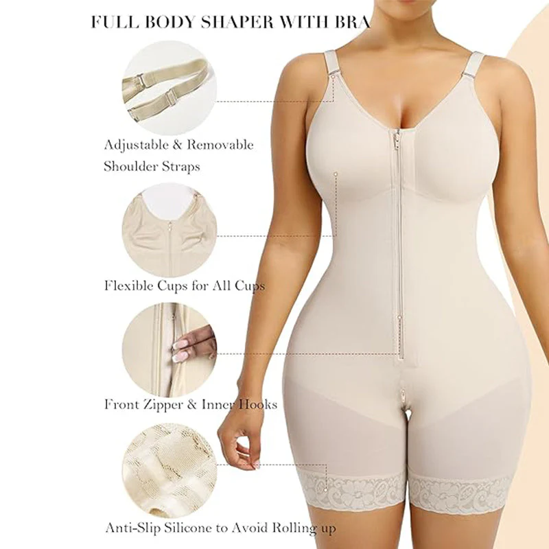 Women's Tummy Control Butt Lifting Bodysuit - Image 5