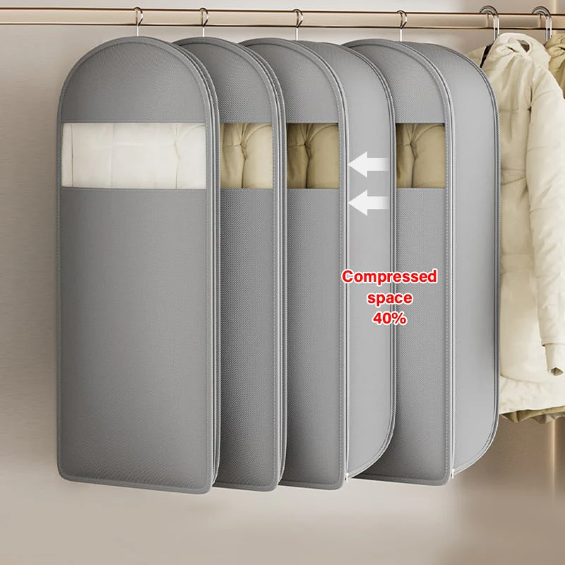 🔥LAST DAY PROMOTION - BUY 1 GET 1 FREE!!❤️🔥2025 Space Saving Hanging Garment Bag with Self Compression Zipper - Image 10