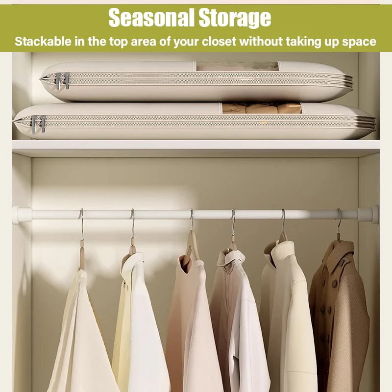 🔥LAST DAY PROMOTION - BUY 1 GET 1 FREE!!❤️🔥2025 Space Saving Hanging Garment Bag with Self Compression Zipper - Image 7